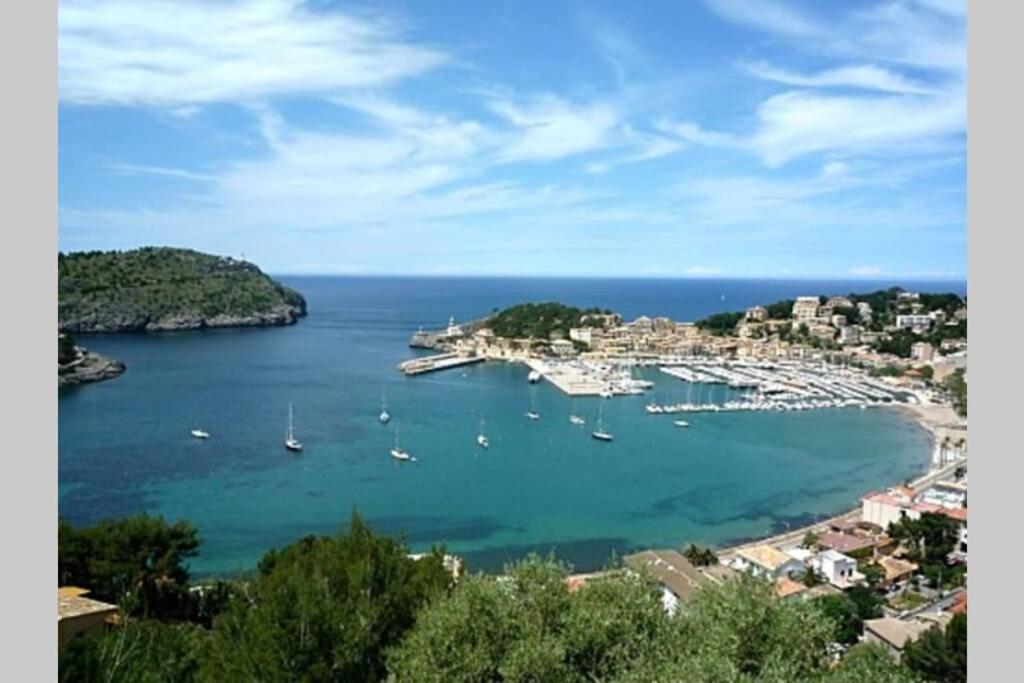 Apartamento En El Puerto De Soller Con Gran Terraza Privada Y Vistas Al Mar. Piscina Comunitaria. Localizado En Un Zona Tranquila Y Muy Soleada. Wifi Gratis Disponible. Parking. Екстер'єр фото
